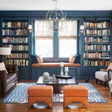 This hanging chair in a living room designed by romanek design studio is proves our point—but the. 75 Beautiful Living Room Library Pictures Ideas July 2021 Houzz