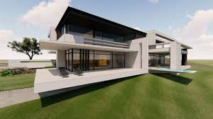 The modern villa is situated at the edge of a forest, in the south of stuttgart, germany. Moderne Luxusvilla Bauen In Skulpturaler Architektur Avantecture