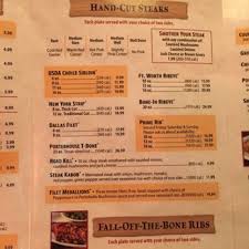 Only savory, insatiable food is part of the infectious culture at texas roadhouse. Texas Roadhouse Lunch Menu Prices