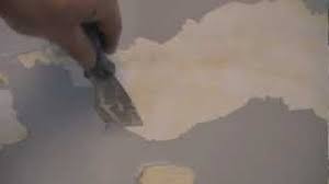Milk paint on the other hand was/is made from (i believe) curdled mild and is extremely durable. Calcimine Kalsomine What Is Calcimine And How To Tell If You Have It On Your Walls Or Ceiling Youtube