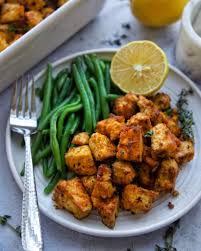 Add the soy sauce and sugar, stir to combine, then add the tofu. Baked Tofu Bites Plantifully Based
