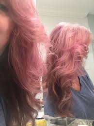 Arctic Fox Virgin Pink Semi Permanent Dye Over Natural Grey And Dark Blonde Hair I Love How It Looks Still Have A Litt Dark Blonde Hair Purple Hair Dyed Hair