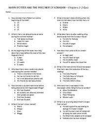 · 3) how long is ron's new wand? Harry Potter The Prisoner Of Azkaban Quizzes Final Exam Ch 1 22 W Key