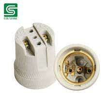 3 antique vintage brass chandelier light fixture socket cover bobeche lamp parts. Colshine Lamp Base E27 F519 Porcelain E27 Lamp Holder Ceramic Lamp Socket E27 Buy Fluorescent Lamp Holder Porcelain E27 Lamp Holder E27 F519 Porcelain Lampholder Product On Alibaba Com
