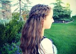 تسريحات شعر للاعراس و المناسبات و المراهقات و الاطفال اجمل صور Waterfall Braid Hairstyle Hair Styles Natural Hair Styles For Black Women