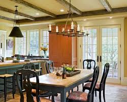 Because the design like craftsman style dining room furniture as well as residence minimalist do not appear broad therefore you have to adjust for the choose the interior of home. Impressive Wrought Iron Chandeliers Decorating Ideas For Dining Room Rustic Smith And Vansanat Architects Shingle Style Craftsman Style Painted Trim Laurel Home