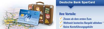 Free cash supply within germany and abroad sparcard of the deutsche bank. Sparcard Of The Deutsche Bank Cash Abroad Free Of Charge
