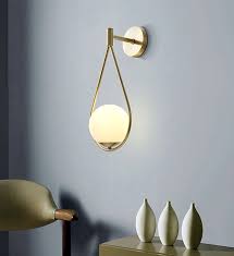 Brass Gold Wall Lamp Vanity Light Fixture Mooielight Wall Lamp Wall Lamps Living Room Vanity Light Fixtures