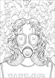 Marilyn manson beautiful coloring book: Illustration Freddie Mercury Coloring Pages Download Illustration 2020