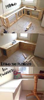 How To Build A Simple Kitchen Storage Banquette Easy Home Decor Window Seat Kitchen Diy Storage Bench