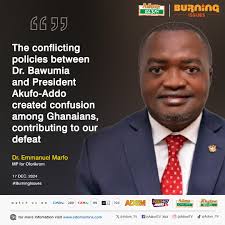 Dr. Bawumia is not attacking former President Akufo-Addo; he is responding  to the report by Mike Oquaye