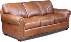A touch of this is another classic style that takes the shape of a rolled arm and applies it to the top of the sofa back. Usa Premium Leather Furniture 4955 Saddle Glove All Leather Sofa 4955 30 Saddle Glove Miskelly Furniture