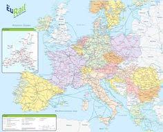 Como Comprar Passagens Passes De Trem Na Europa Map United States Of Europe Train Map