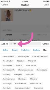 How to add links to instagram captions. Best Instagram Hashtags For Hair Copy Paste Best Instagram Hashtags Instagram Hashtags Hashtag Instagram