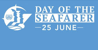 Ocean king seafood supplyer retro vector label or logo template. 2021 Day Of The Seafarer To Focus On A Fair Future For Seafarers Safety4sea