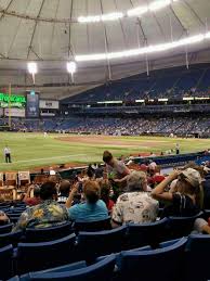 tropicana field section 133 home of tampa bay rays