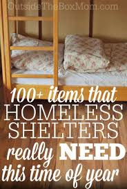 What Homeless Shelters Really Need This Time Of Year Working Mom Blog Outside The Box Mom Charity Work Ideas Homeless Shelter Homeless Care Package