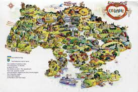 Kiev is the largest city in ukraine with a population of nearly 3 million people. Large Tourist Illustrated Map Of Ukraine Ukraine Europe Mapsland Maps Of The World