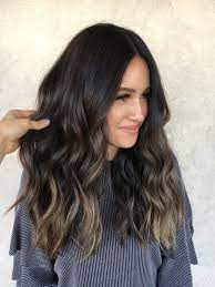 Dark Brown Hair With Some Ash Dimension Babylights Sombre Darkbrownhair Darkbrownbalayage Dark Brown Hair Balayage Brown Hair Balayage Dark Brown Hair