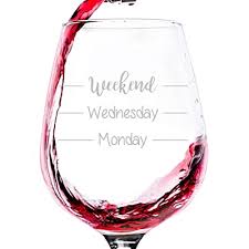 Seeking the absolute most unique choices in the online world? Buy Weekend Funny Wine Glass Best Christmas Gifts For Women Mom Cool Gag Xmas Gifts For Wife Her Unique Birthday Present Idea From Daughter Son Husband Fun Novelty