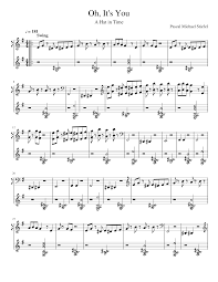Oh It S You Sheet Music For Piano Solo Download And Print In Pdf Or Midi Free Sheet Music For A Hat In Time Ost 45 Oh It S You By Pascal