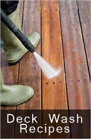 The right tools will make refinishing your wooden deck seem like a breeze. 5 Simple Deck Wash Recipes Tips How To Clean Carpet Carpet Cleaning Hacks Carpet Cleaning Pet Stains