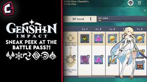 Genshin Impact Battle Pass System Sneak Peek Youtube