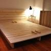 Easily add storage space to a platform bed. 1