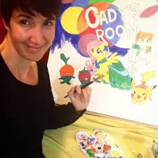 Still working :) #acrylic #unfinishedart #pikachu