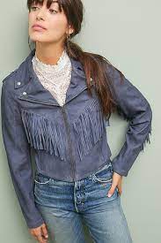 Slide View 4 Jakett Fringed Leather Jacket Fringe Leather Jacket Statement Outerwear Leather Jacket