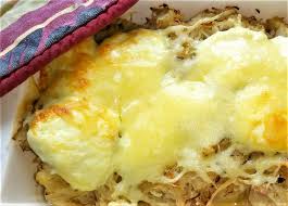 Sauerkraut Kartoffelauflauf Puddingklecks Sauerkraut Kartoffelauflauf Kartoffelauflauf Rezept