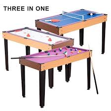 Homcom 3 In 1 Multi Use Mini Games Table Tennis Billiard Pool Air Hockey Set With All Accessories Amazon Ca Hom Multi Game Table Table Games Pool Table Parts