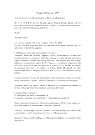 Akta jenayah komputer 1997), is a malaysian law which was enacted to provide for offences relating to the misuse of computers. Https Www Qcert Org Sites Default Files Public Documents My Ecrime Computer Crimes Act Eng 1997 Pdf