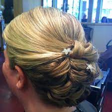 side view of updo on the maid of honor hair beauty hair dos hair styles