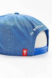 Deus Ex Machina Cotton Pegasus Snapback Hat In Blue For Men Lyst