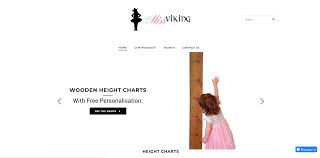 Little Miss Viking Wooden Height Charts New Zealand