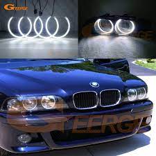 us 35 76 33 off for bmw 5 series e39 525i 528i 530i 540i 1997 2000 ultra bright smd led angel eyes halo rings kit day light car accessories angel eyes halo le bmw bmw