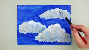 Is acrylic paint good for glass? 3 Ways To Paint Clouds Wikihow
