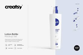Lotion Bottle Mockup Set Bottle Mockup Lotion Bottle Lotion