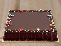 Rectangle Shape Heart Shape Happy Birthday Chocolate Cake Big Rectangle Cake For Any Celebration Rectangle Cake Chocolate Cake Decoration Fruit Birthday Cake