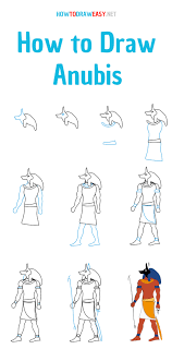 Draw your own egyptian character (advanced) How To Draw Anubis How To Draw Easy
