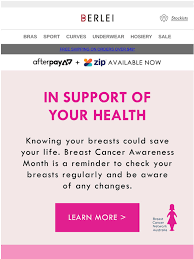 Breast cancer awareness month is a popular time to buy products in support of breast cancer research, but not all fundraisers do the same amount of good. Berlei In Support Of Breast Cancer Awareness Milled