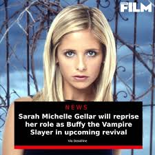 No, we're not joking. Sarah Michelle Gellar will star in the upcoming Buffy  the Vampire Slayer reboot series as Hulu nears a deal to make a pilot 🧛