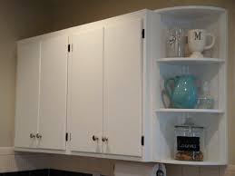 white wooden kitchen wall cabinet with