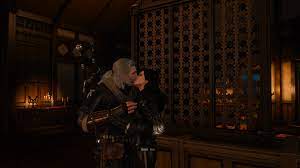 Thanks to mods I can now kiss yennefer and take her on adventures with me !  : r/witcher