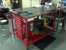 Welding And Fabrication Table By Wanna Ride Homemade Welding And Fabrication Table Constructed From Square Tubing An Welding Table Welding Welding Table Diy