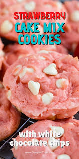 Top 20 duncan hines cake mix cookies. Easiest Strawberry Cake Mix Cookies Recipe Crazy For Crust