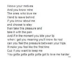 Love Me Harder Verse Love Me Harder Lyric Quotes Lyrics