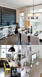 I Am In Love With The Dining Room Desk Area For A Studio Work Space Heart Heart H Living Room Dining Room Combo Desk In Living Room Living Room Office Combo