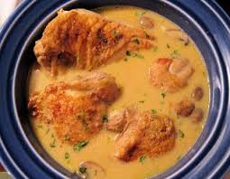 Chicken Fricassee Fricassee De Poulet A L Ancienne From The Helpful Husband Weekend Meals Don T Get Much Better Food Seasoning Recipes French Cooking